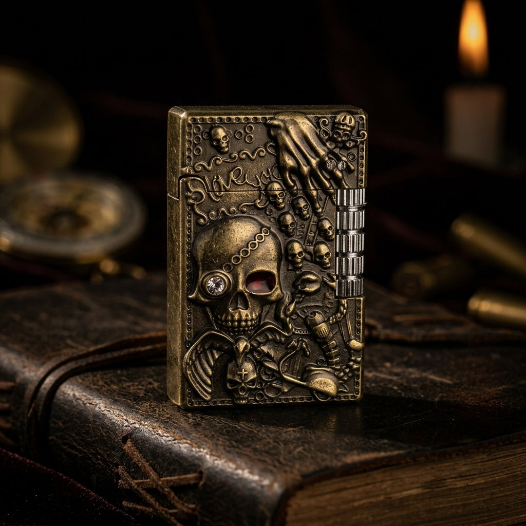 Buy Blood Eye Gothic Lighter Online in India | Dark Skull Designer Metal Lighter