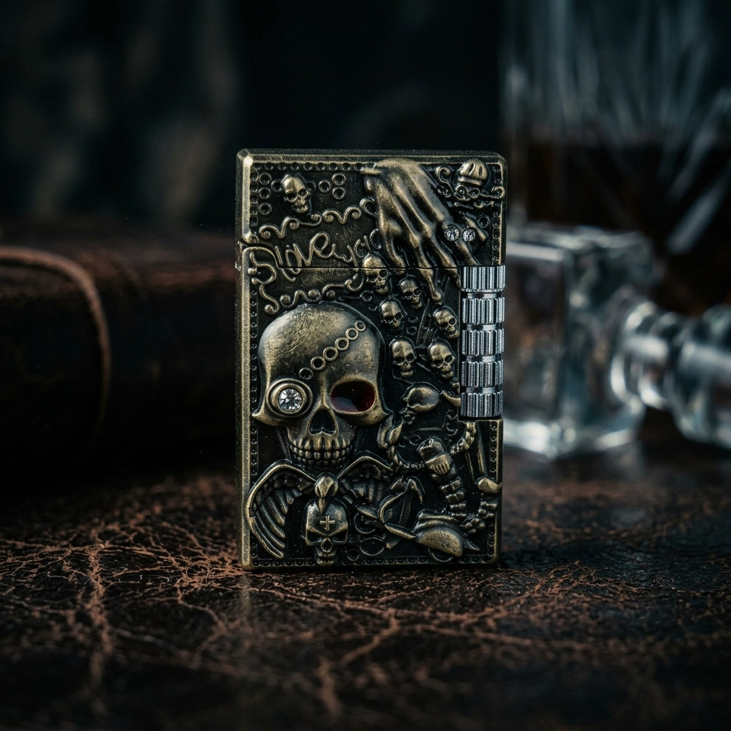 Buy Blood Eye Gothic Lighter Online in India | Dark Skull Designer Metal Lighter