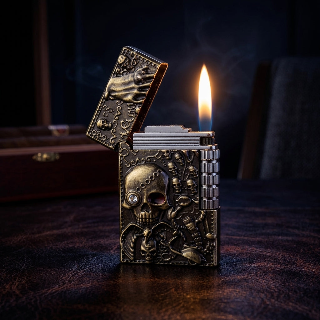 Buy Blood Eye Gothic Lighter Online in India | Dark Skull Designer Metal Lighter