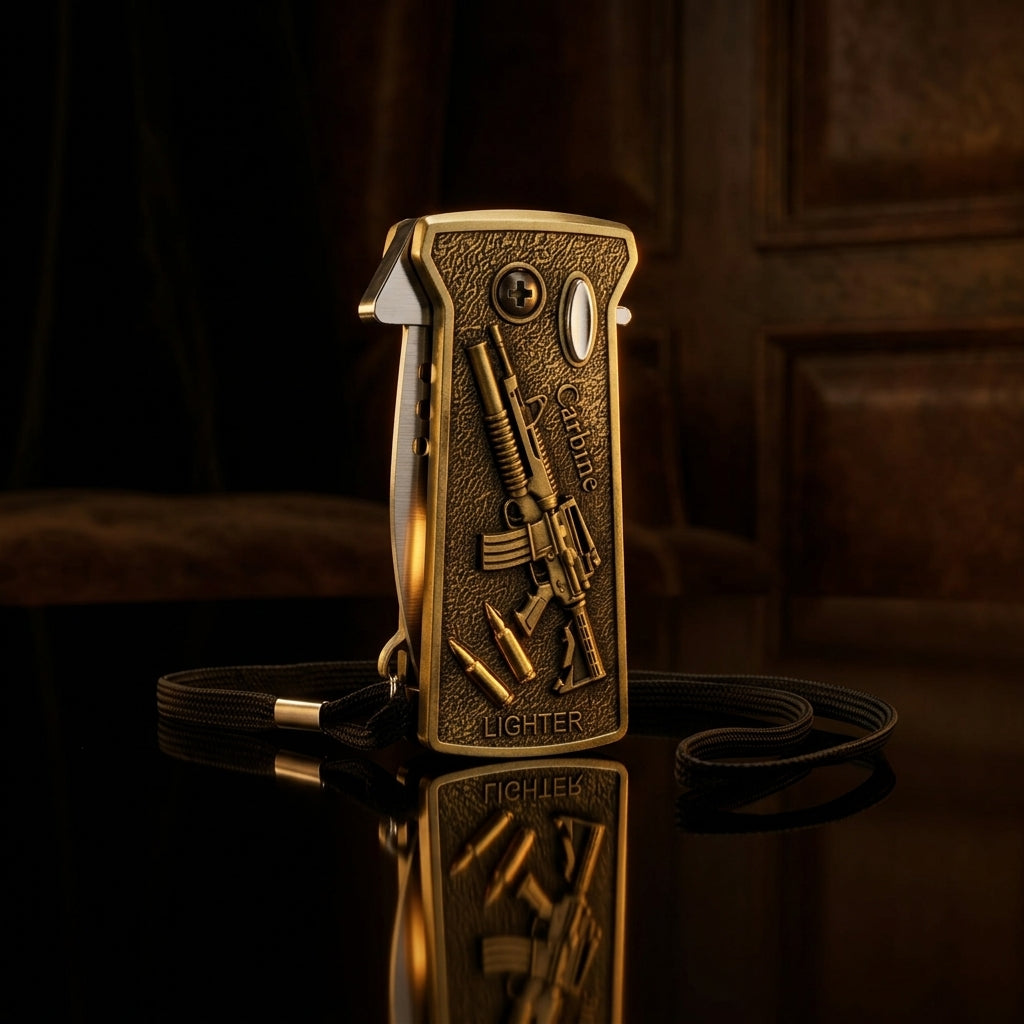 Buy Multi Tool Lighter with Folding Blade Online in India | Tactical Metal Lighter