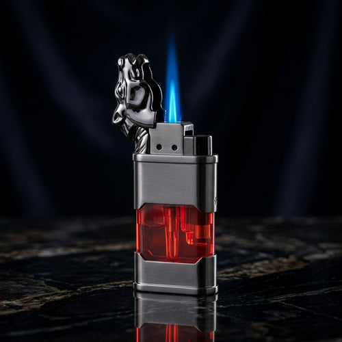 Buy Dragon Dual Flame Jet Lighter Online in India | Windproof Premium Torch Lighter