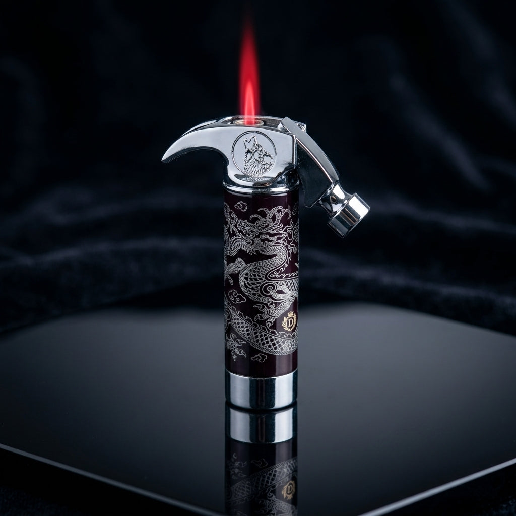 Buy Jet Flame Dragon Lighter Rechargeable Online in India | Windproof Torch Lighter