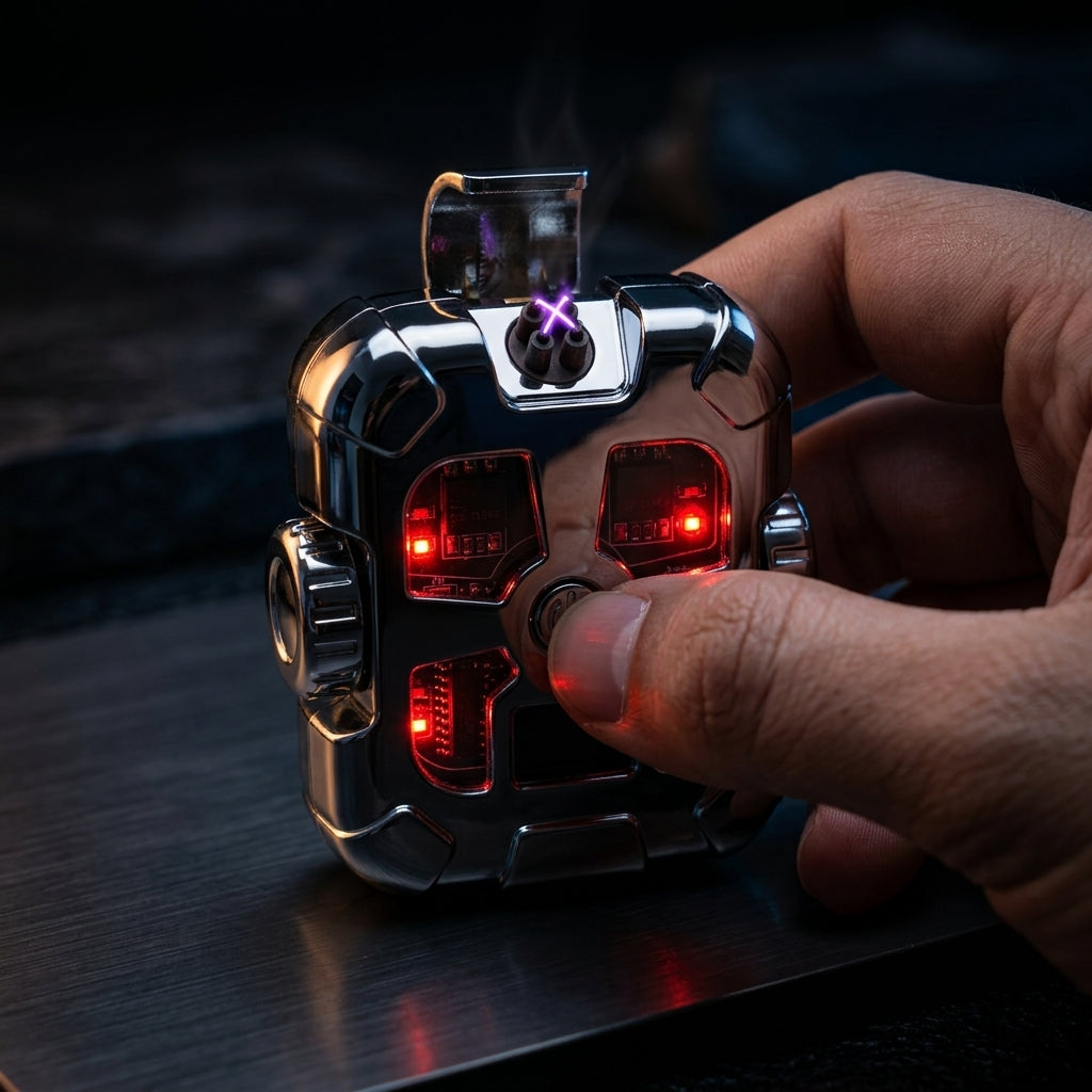 Buy LED Gyro Arc Rechargeable Lighter Online in India | Electric Plasma Arc Lighter