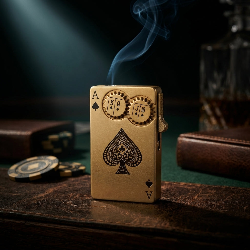 Buy USB Rechargeable Electric Arc Lighter & Ace Double Gear Metal Lighter Online in India