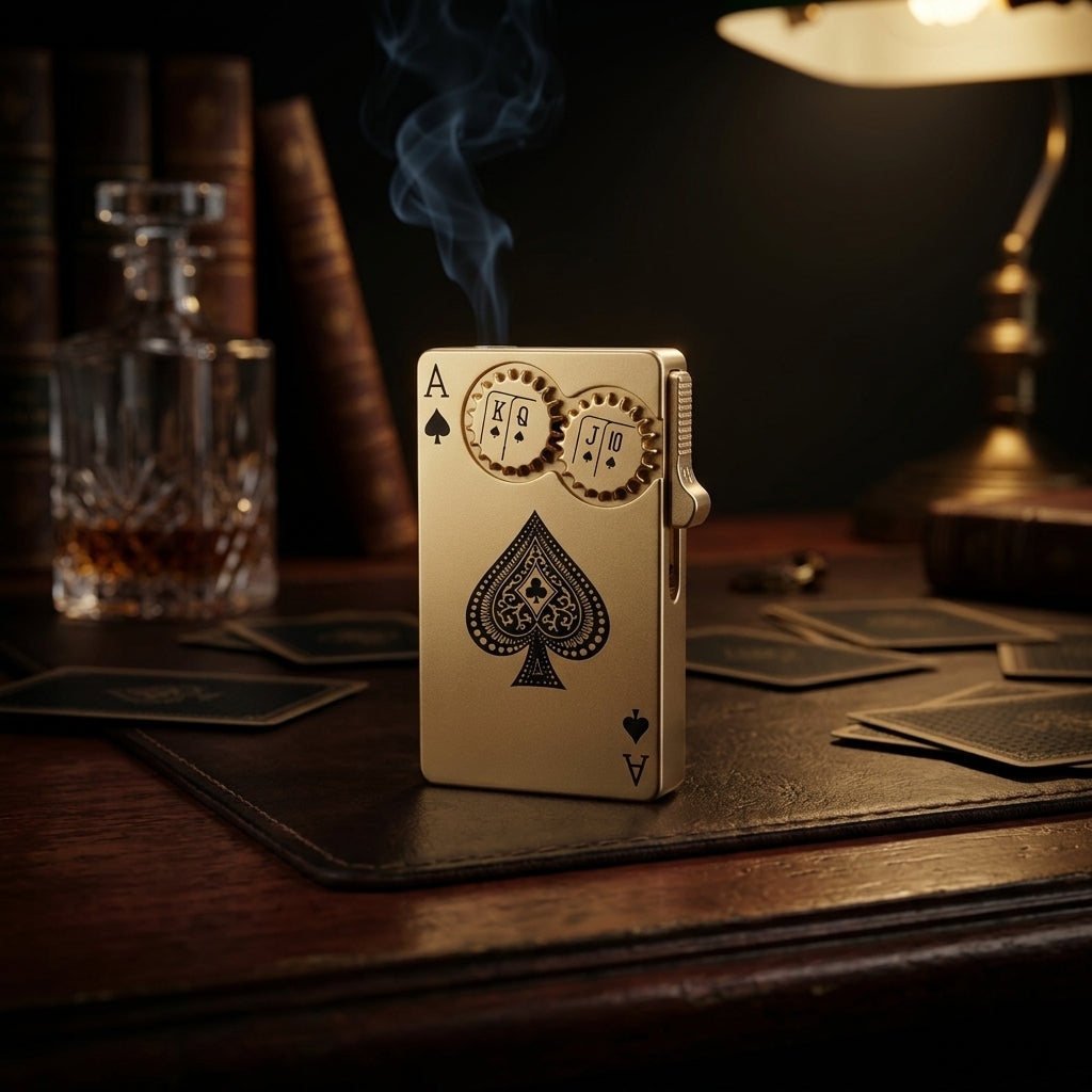 Buy USB Rechargeable Electric Arc Lighter & Ace Double Gear Metal Lighter Online in India