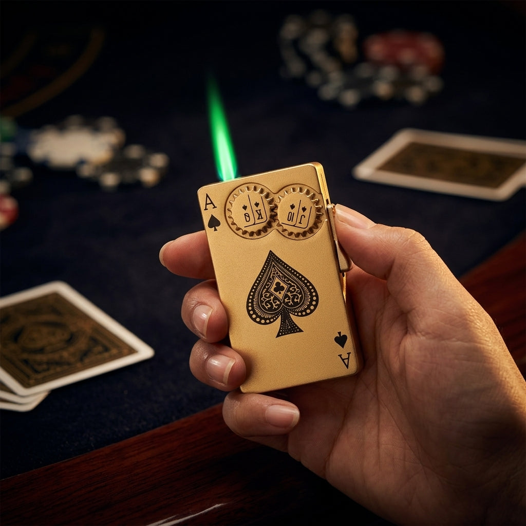 Buy USB Rechargeable Electric Arc Lighter & Ace Double Gear Metal Lighter Online in India